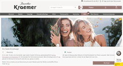 Desktop Screenshot of juweliere-kraemer.de