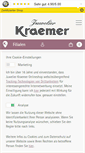 Mobile Screenshot of juweliere-kraemer.de