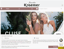Tablet Screenshot of juweliere-kraemer.de